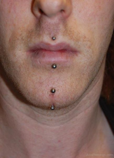 side mouth piercing