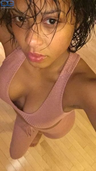 christina milian blue spandex and nike