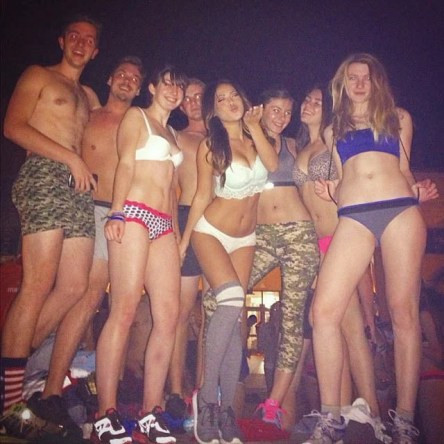 amateur group lingerie