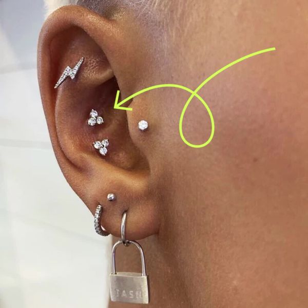 simple ear piercings