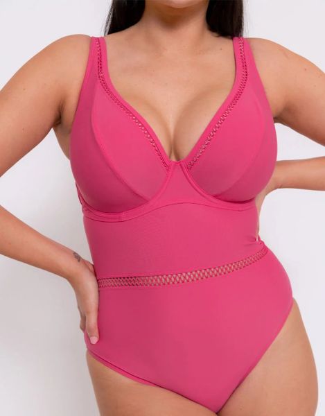 purple plus size dress