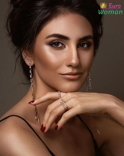 modern greek woman with classic greek features