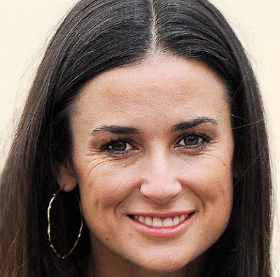 demi moore mohawk