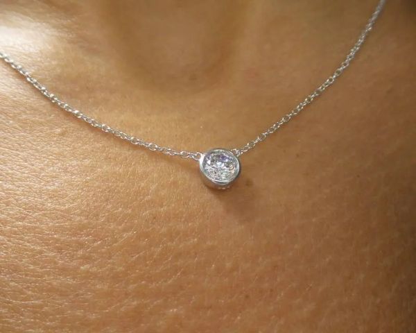 tiffany diamond necklace