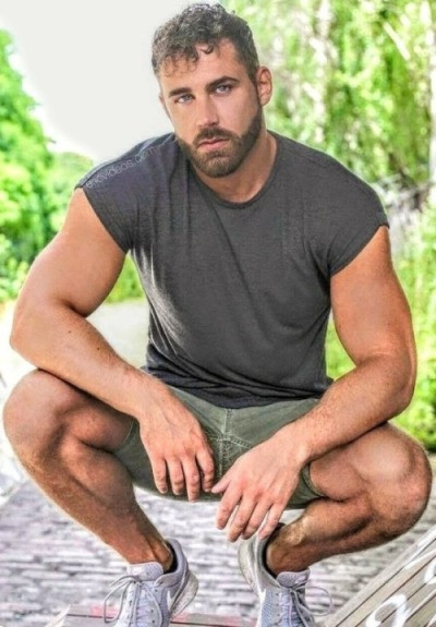 rugged outdoor man