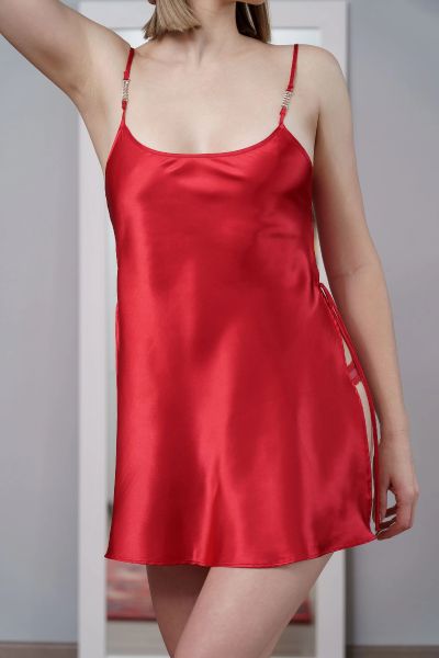 emerald silk negligee