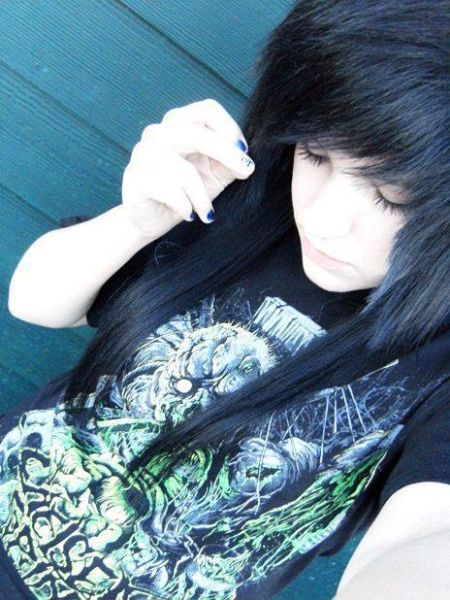 bad emo haircut