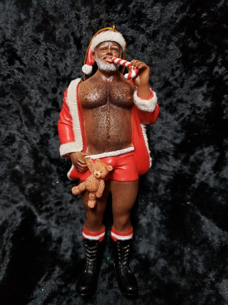 santa bear man in boots