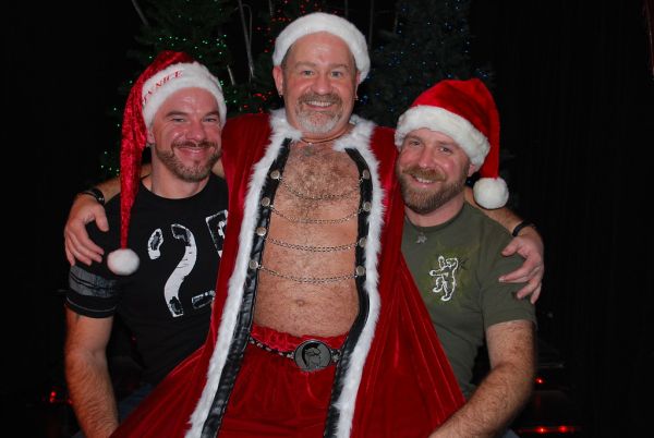 santa bear union suit