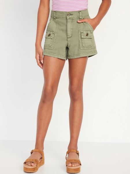 ladies in blue jean shorts