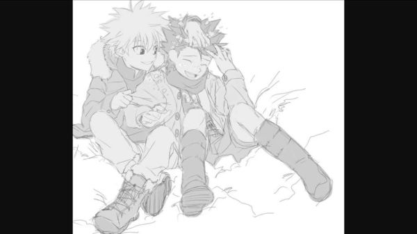 gon killua fan art