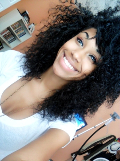 black hair blue eyes