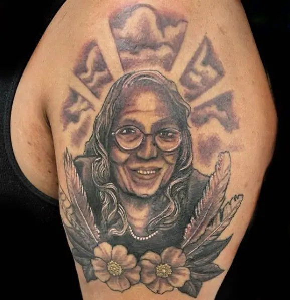 angel tattoo
