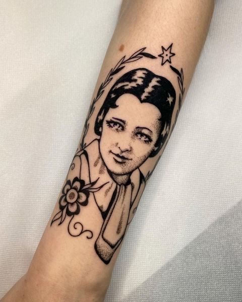 tattoos on arm grandma