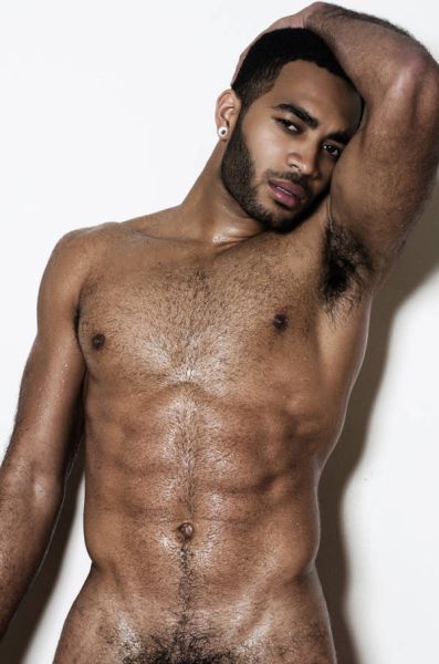 dark male armpit hair