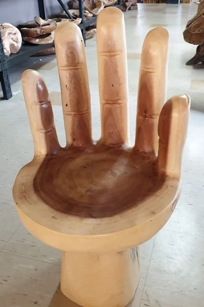 wooden high chair