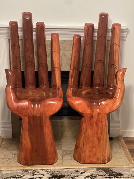 shaped wooden