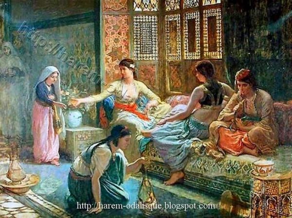 turkish harem art of women