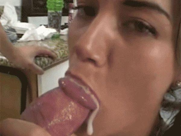 homemade cum tongue