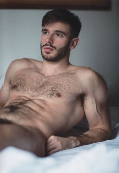 short hairy men naked