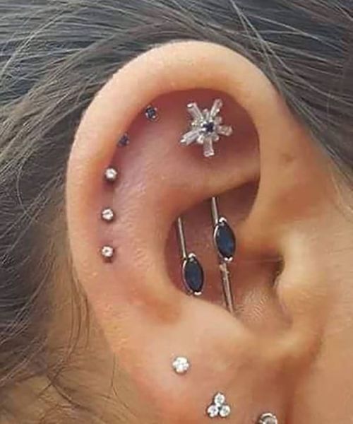 reverse industrial piercing