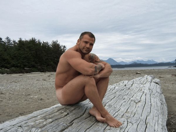 italian male on beach