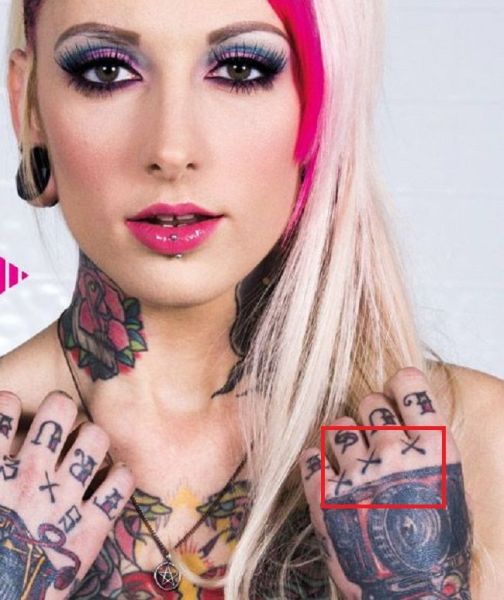 jesse and daniellw tattoo in chinese