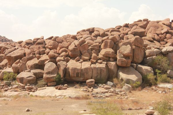 stones in nature scenery