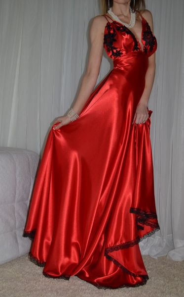 liquid satin dresses night