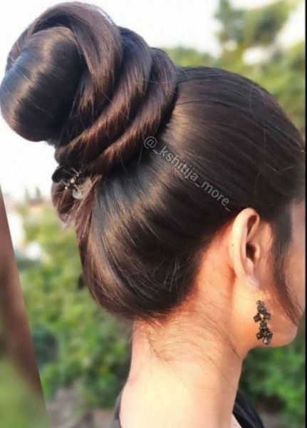 gothic long black hair