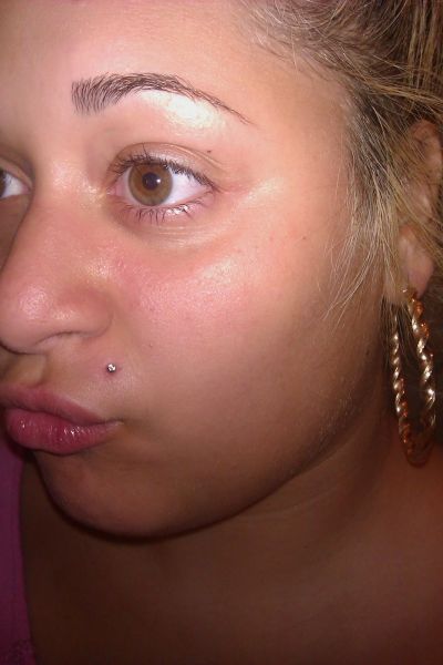 lower lip piercing