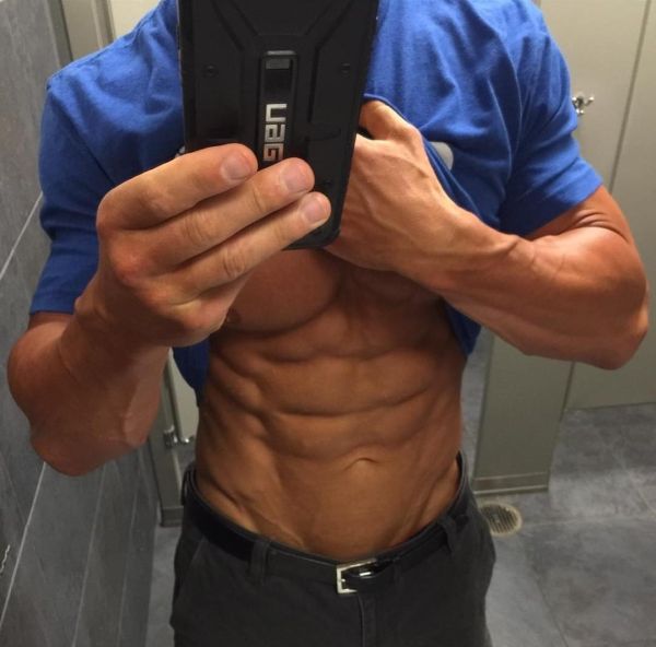 cute man abs