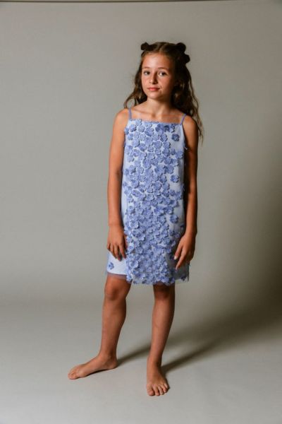 white eyelet floral dress