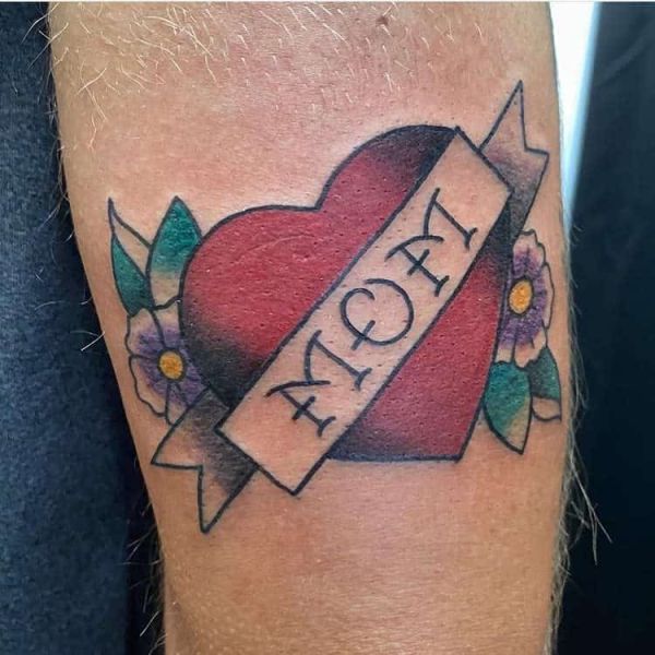 butterfly and heart tattoo designs
