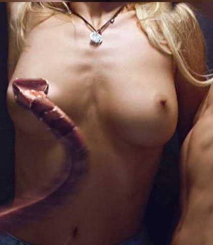 jezebel coiled by a snake