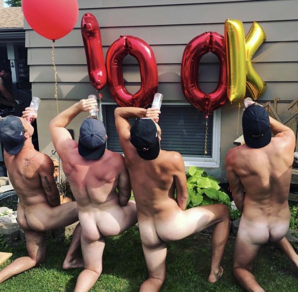 group naked guys