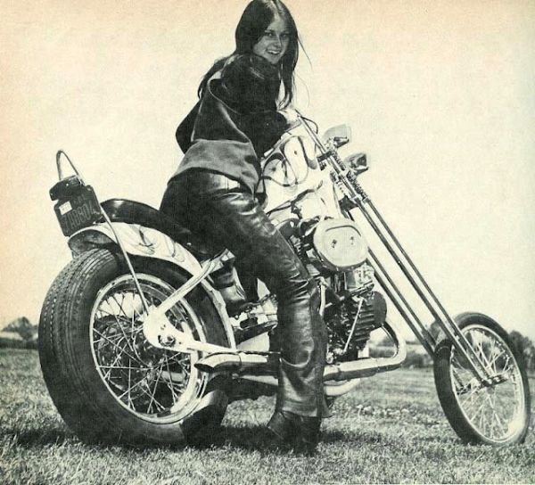 harley biker woman