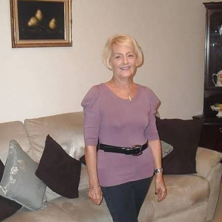 happy old woman