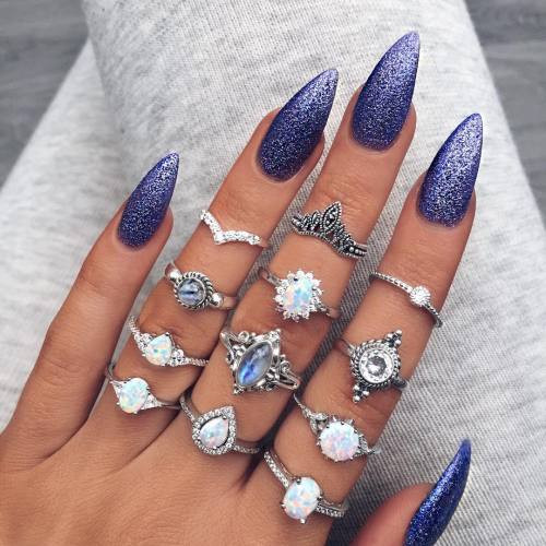 gel nails summer tumblr