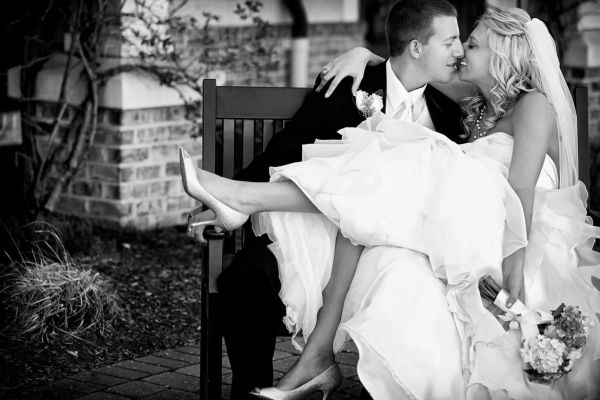 romantic night wedding photography