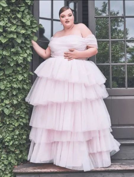 plus size short wedding dress