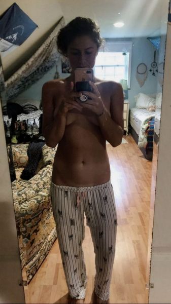 gorgeous pussy gaping open after sex