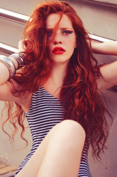 singer red hair girl