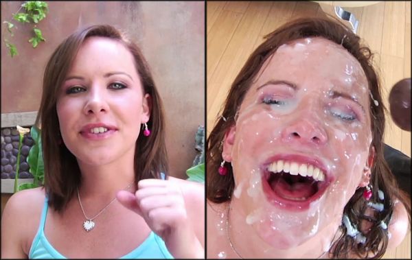 mature cum facial selfies