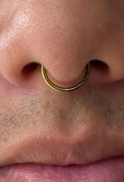 cute septum piercing
