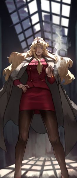 woman standing dress