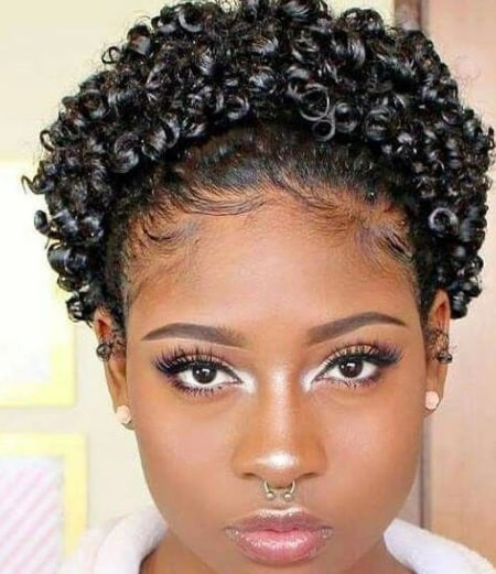 kinky twist with marley braid hair