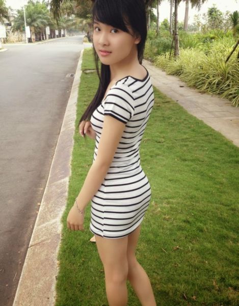 short hair vietnamese woman