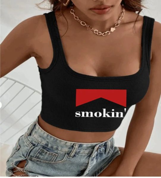 tessa red tank top