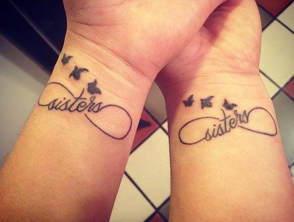 sister tattoo stencil